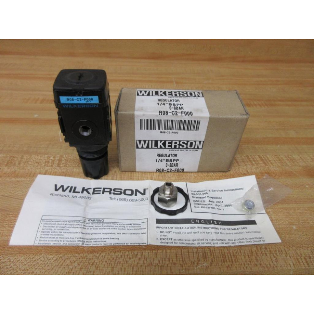 Wilkerson R08-C2-F000 Regulator R08C2F000