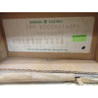 General Electric SBM-B3C54S1A2P1 Type SBM Switch B3C54S1A2P1