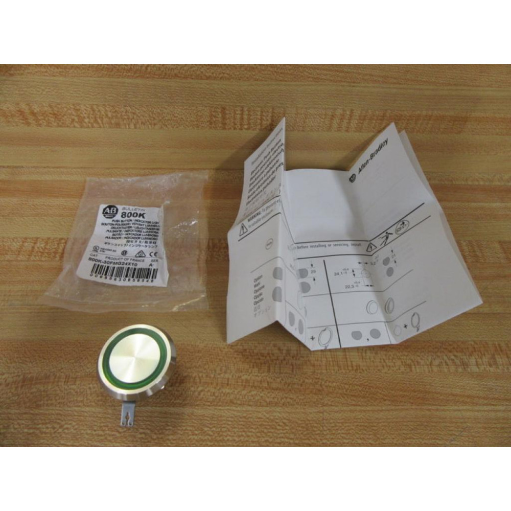 Allen Bradley 800K-30FMG24X10 Push Button