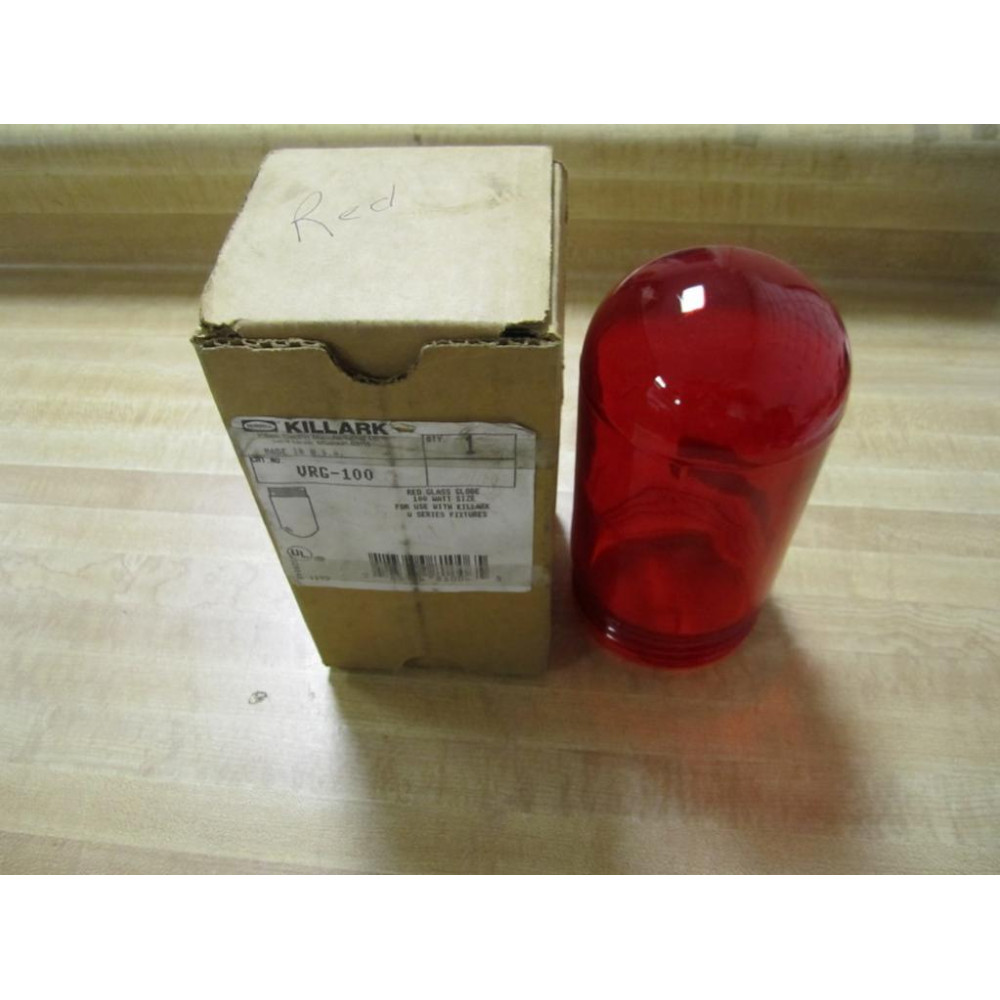 Killark VRG-100 Red Glass Globe