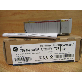 Allen Bradley 1769-IF4FXOF2F IO Module 1769IF4FXOF2F