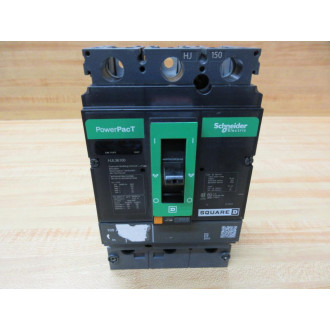 Square D HJL36100 Schneider Circuit Breaker 100A - Used