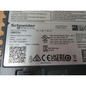 Schneider HMIG3U Base Unit Enclosure Only - Used