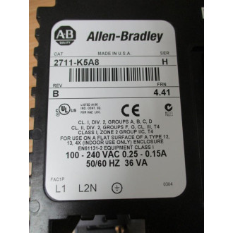 Allen Bradley 2711-K5A8 Operator Interface 2711K5A8 Enclosure Only - Used