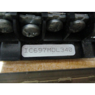 Fanuc IC697MDL340 Output Module D5B7A1, WO LED Cover - Used