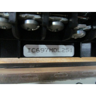 Fanuc IC697MDL251 Input Module Chipped - Used