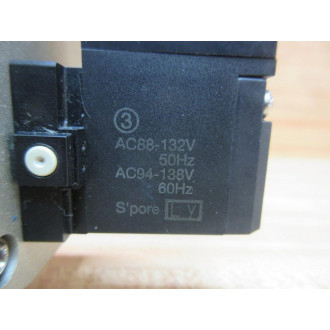 SMC EAV3000-F03-5YZ-Q Solenoid Valve EAV3000F035YZQ - Used