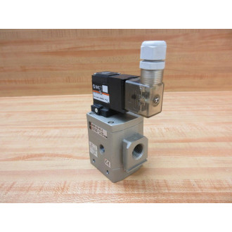 SMC EAV3000-F03-5YZ-Q Solenoid Valve EAV3000F035YZQ - Used