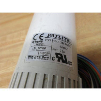 Patlite LE-202FBP Stack Light LE202FBP - Used