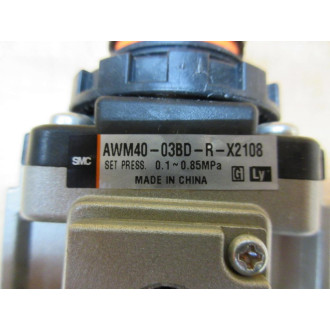 SMC AWM40-038D-R-X2108 Pneumatic Regulator AWM40038DRX2108 - New No Box