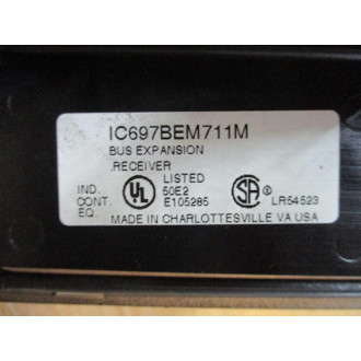 GEFanuc IC697BEM711M Bus Expansion Receiver Chipped - Used