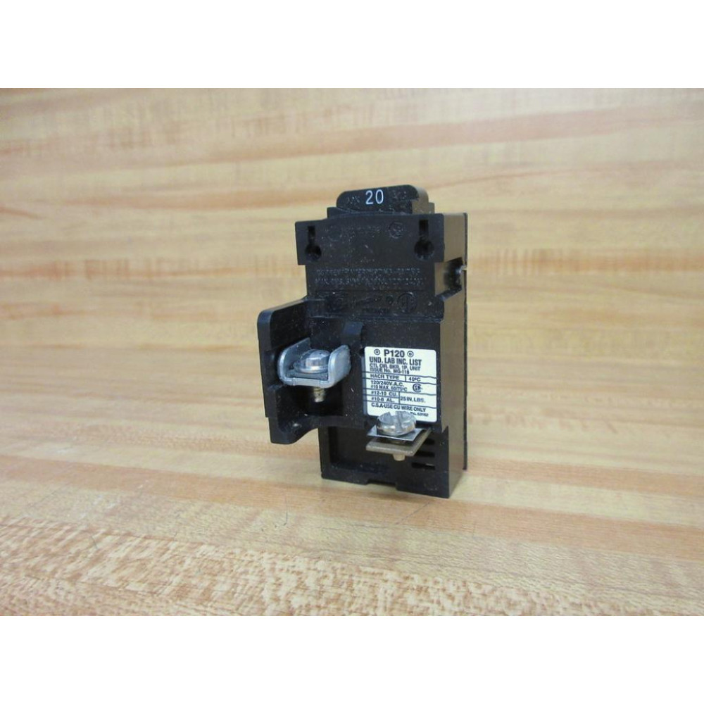Pushmatic P120 20A Circuit Breaker - New No Box