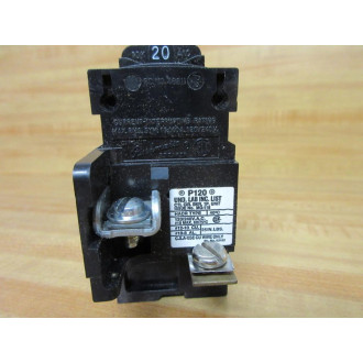 Pushmatic P120 20A Circuit Breaker - New No Box