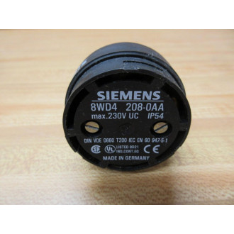 Siemens 8WD4 208-0AA Connection Element 8WD42080AA - Used