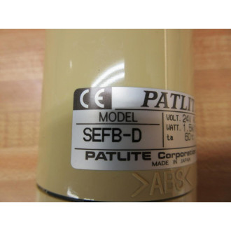 Patlite SEFB-302D-RYG Signal Tower SEFB302DRYG - Used