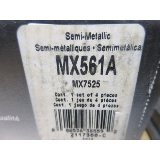Wagner MX561A Thermo Quiet Brake Pads MX7525