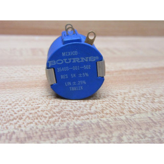 Bourns 3540S-001-502 Potenetiometer 3540S001502 5K Ohms - Used