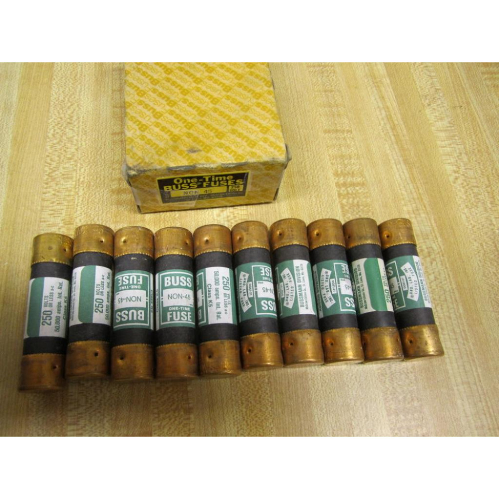 Buss NON-45 Bussmann Fuse Cross Ref 6F273 (Pack of 10)