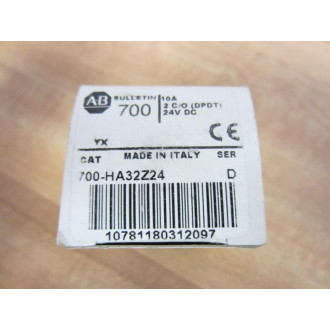 Allen Bradley 700-HA32Z24-24V DC Relay 700-HA32Z24-24VDC Series D