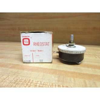 Ohmite 0318 Rheostat 50Ω RJS50RE