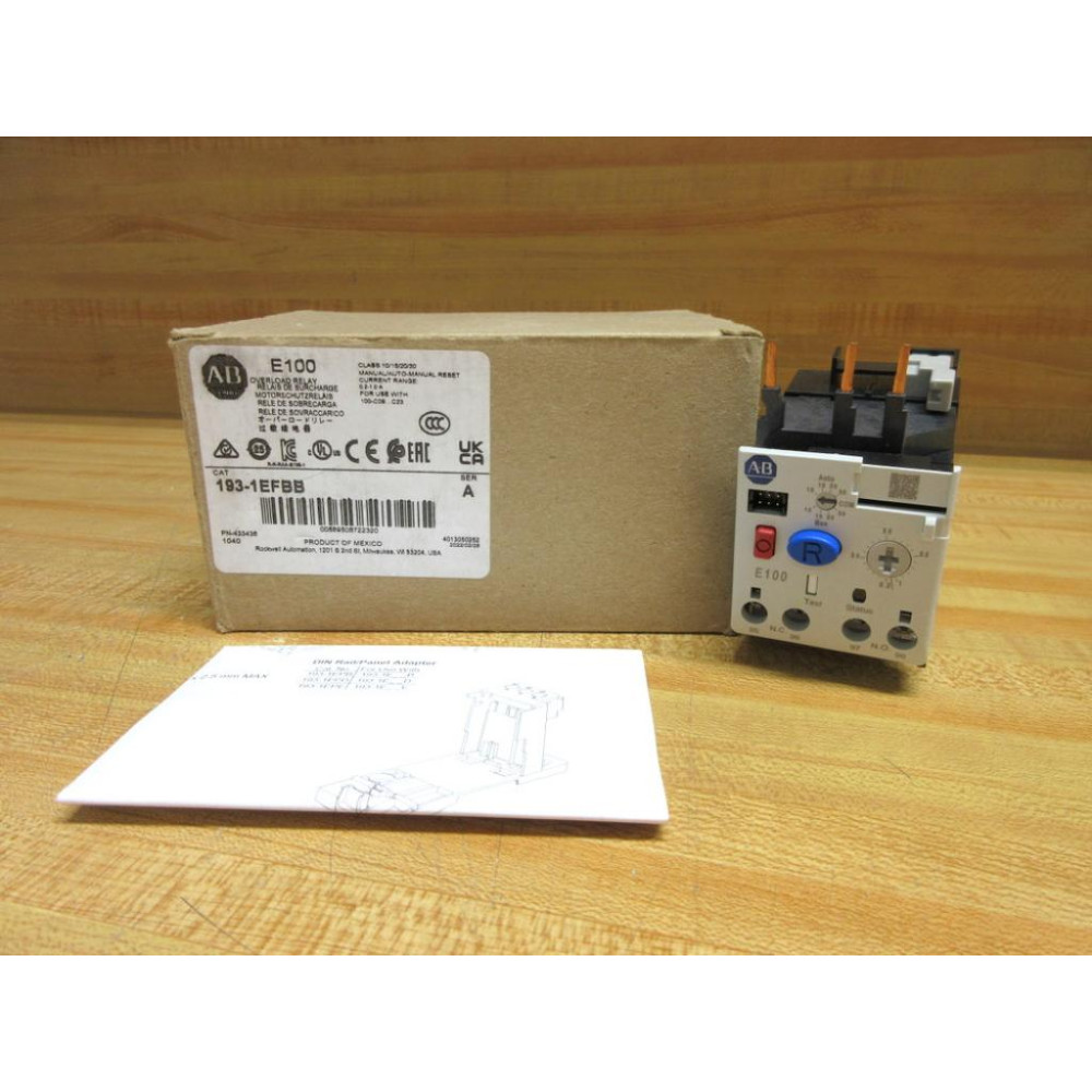 Allen Bradley 193-1EFBB Overload Relay 1931EFBB