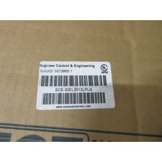 Saginaw Control & Engineering SCE-30EL3012LPLG Electrical Enclosure SCE30EL3012LPLG