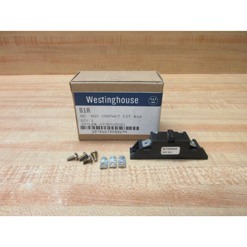 Westinghouse 673B965G01 Auxiliary Contact Kit B1A