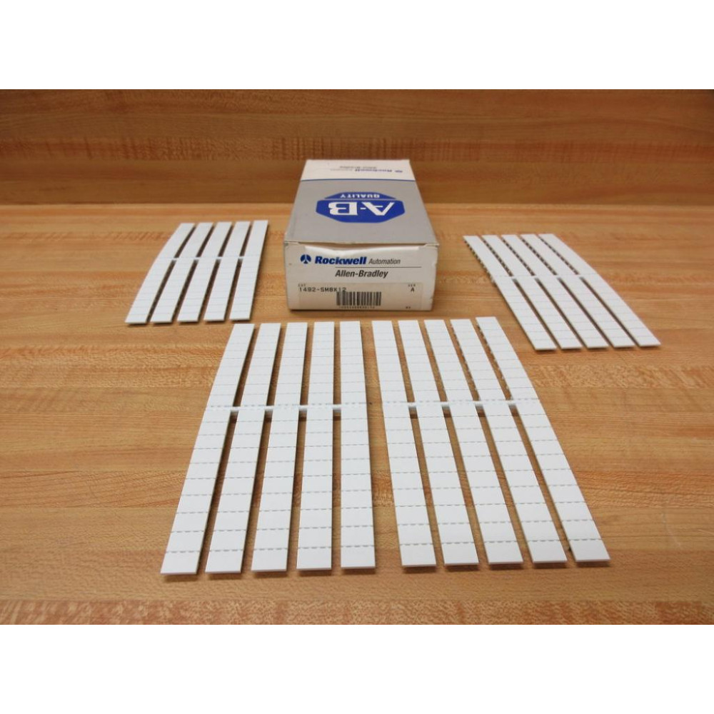 Allen Bradley 1492-SM8X12 Terminal Marker Blanks 1492SM8X12 Series A (Pack of 4)