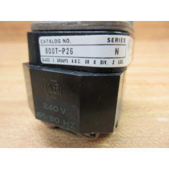 Allen Bradley 800T-P26G Pilot Light Unit 800TP26G Series N