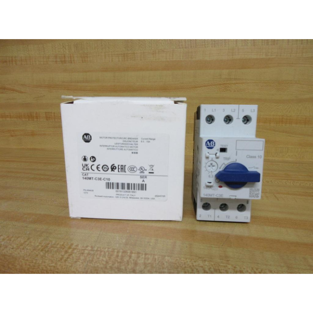 Allen Bradley 140MT-C3E-C10 10A Circuit Breaker 140MTC3EC10