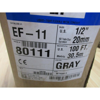 Liquatite EF-11 Electri-Flex Flexible Metal Conduit EF11