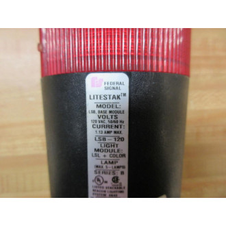 Federal Signal LSB-120-R Stack Light LSB120R - Used