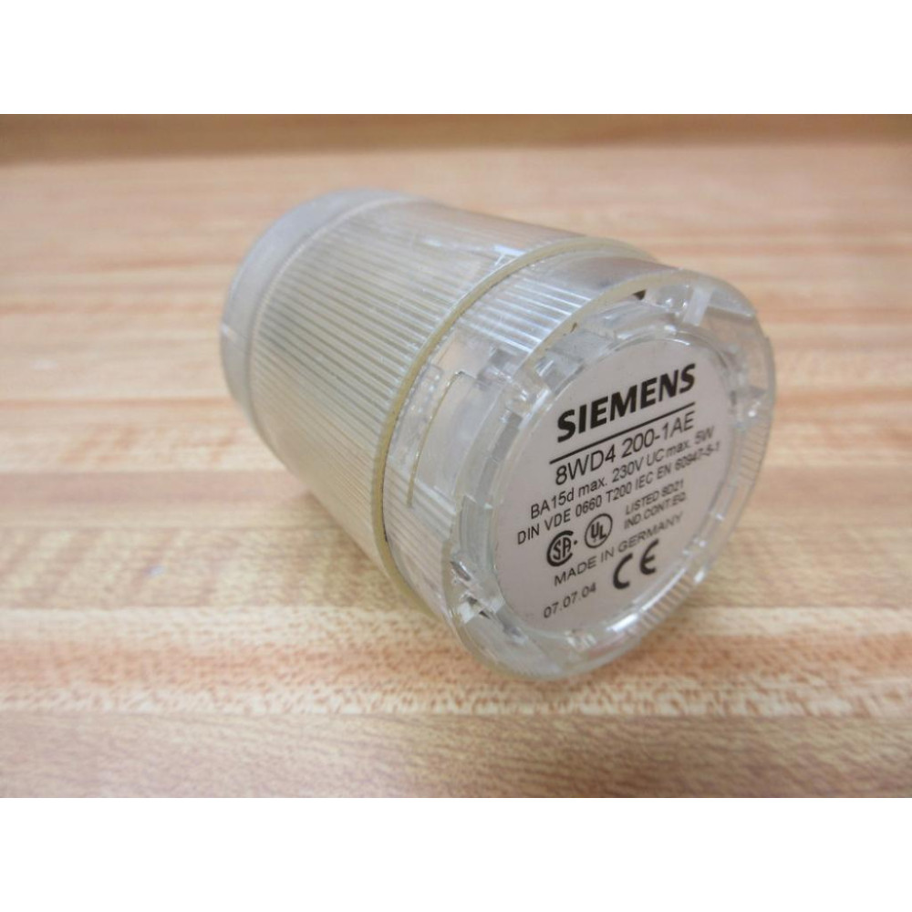 Siemens 8WD4 200-1AE Stack Light 8WD42001AE - Used