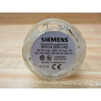 Siemens 8WD4 200-1AE Stack Light 8WD42001AE - Used