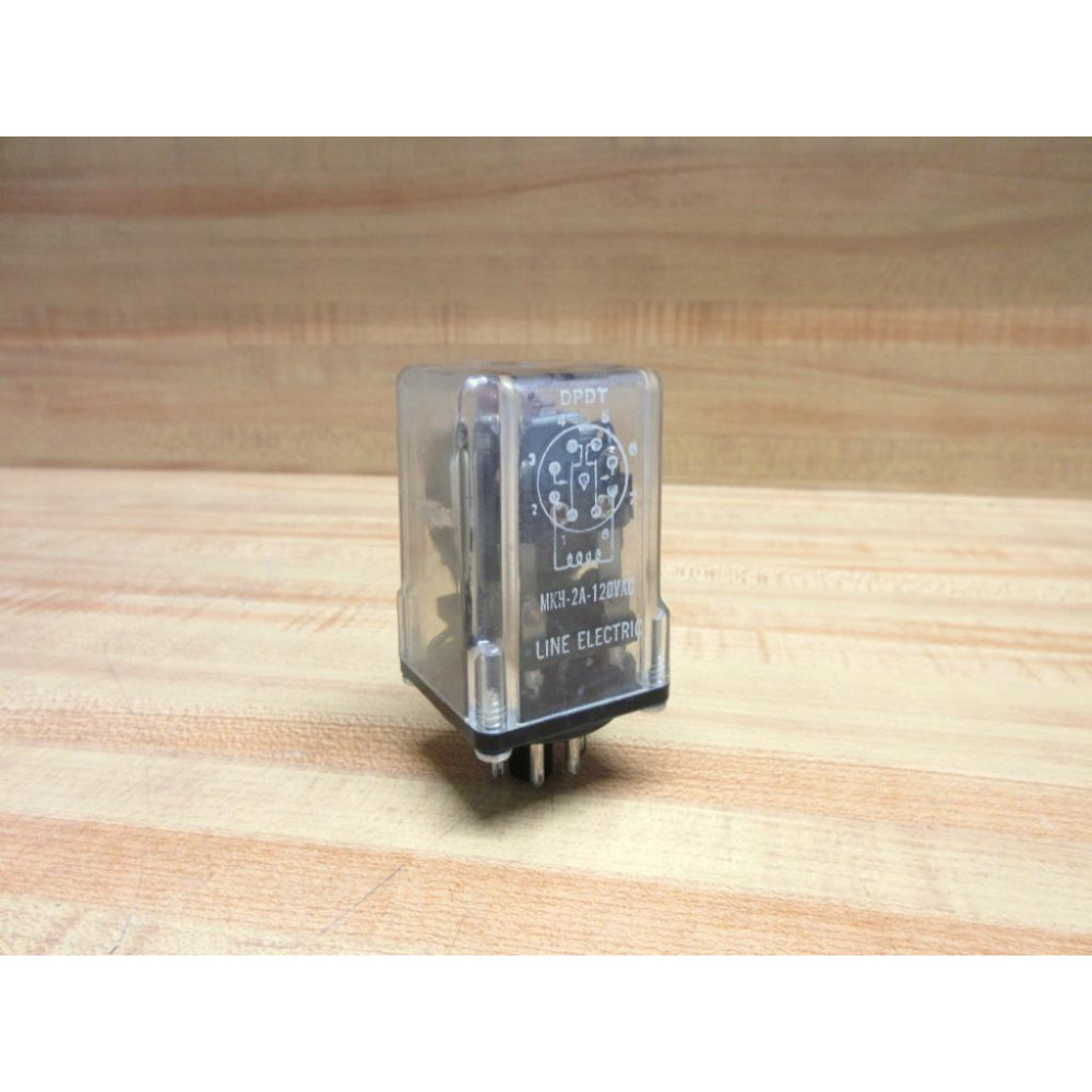 Line Electric MKH-2A-120VAC Relay MKH2A - Used