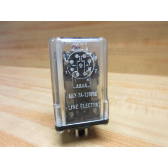 Line Electric MKH-2A-120VAC Relay MKH2A - Used