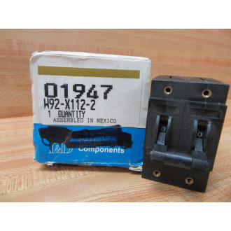 Potter & Brumfield W92-X112-2 Circuit Breaker 2A 2P W92X1122