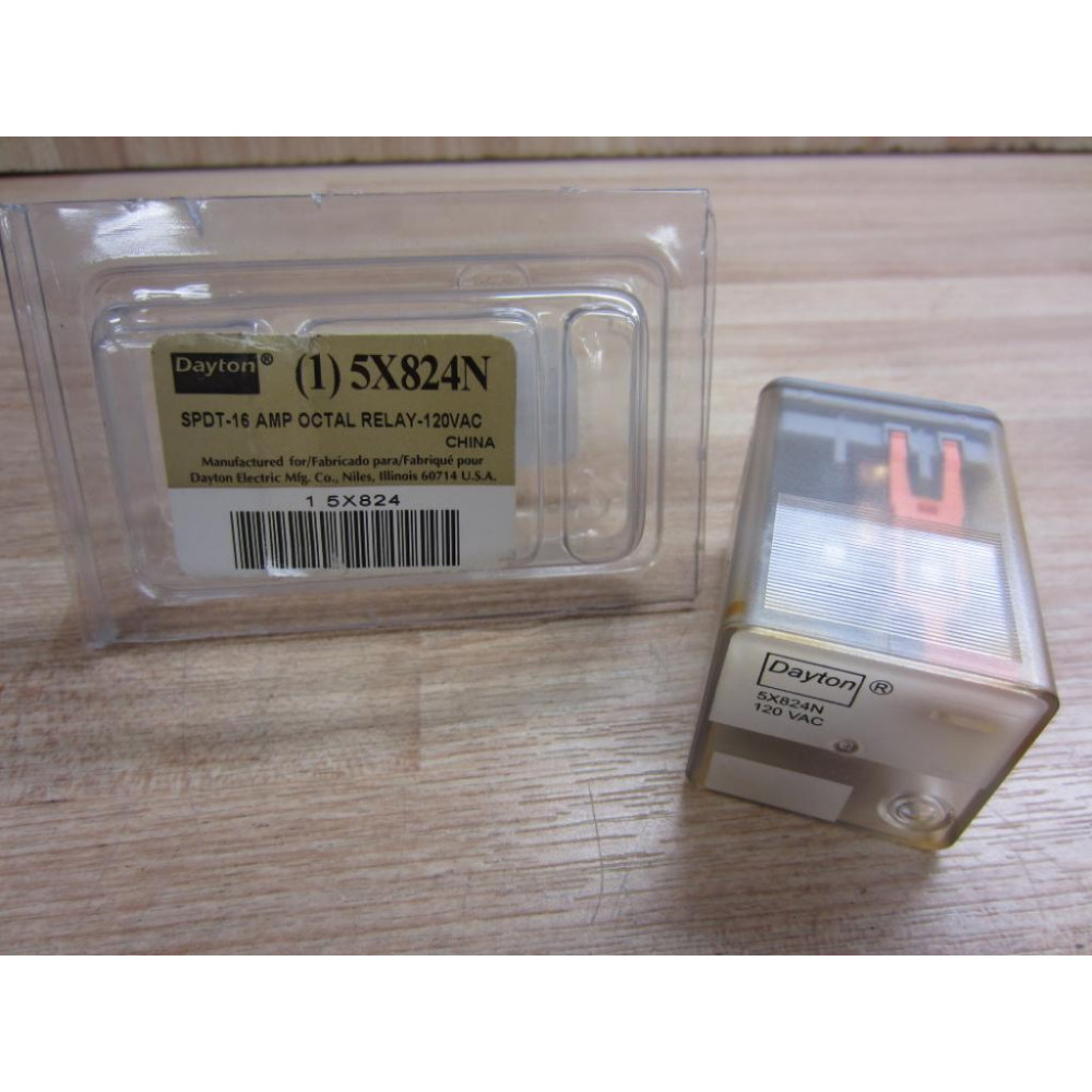 Dayton 5X824N-120V AC Relay 5X824N