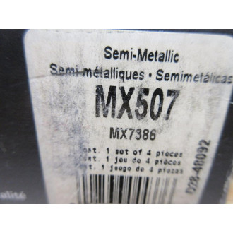 Wagner MX507 Thermo Quiet Brake Pads MX7386