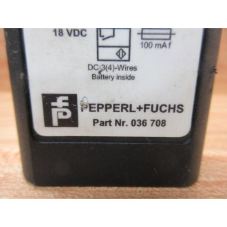Pepperl + Fuchs 036 708 Sensor Module Housing 036708 - Used