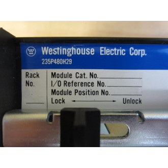 Westinghouse 2619D58G03 Numa Logic 8-Slot Rack NLRH-708PChipped Trm - New No Box