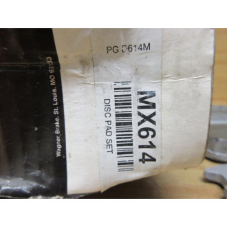 Wagner MX614-PM Power Max Brake Pads MX614