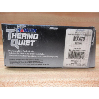 Wagner MX470 Thermo Quiet Brake Pads MX7350