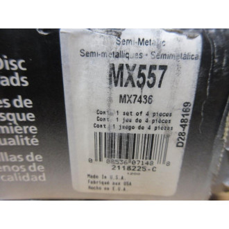 Wagner MX557 Thermo Quiet Brake Pads MX7436