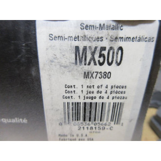 Wagner MX500 Thermo Quiet Brake Pads MX7380