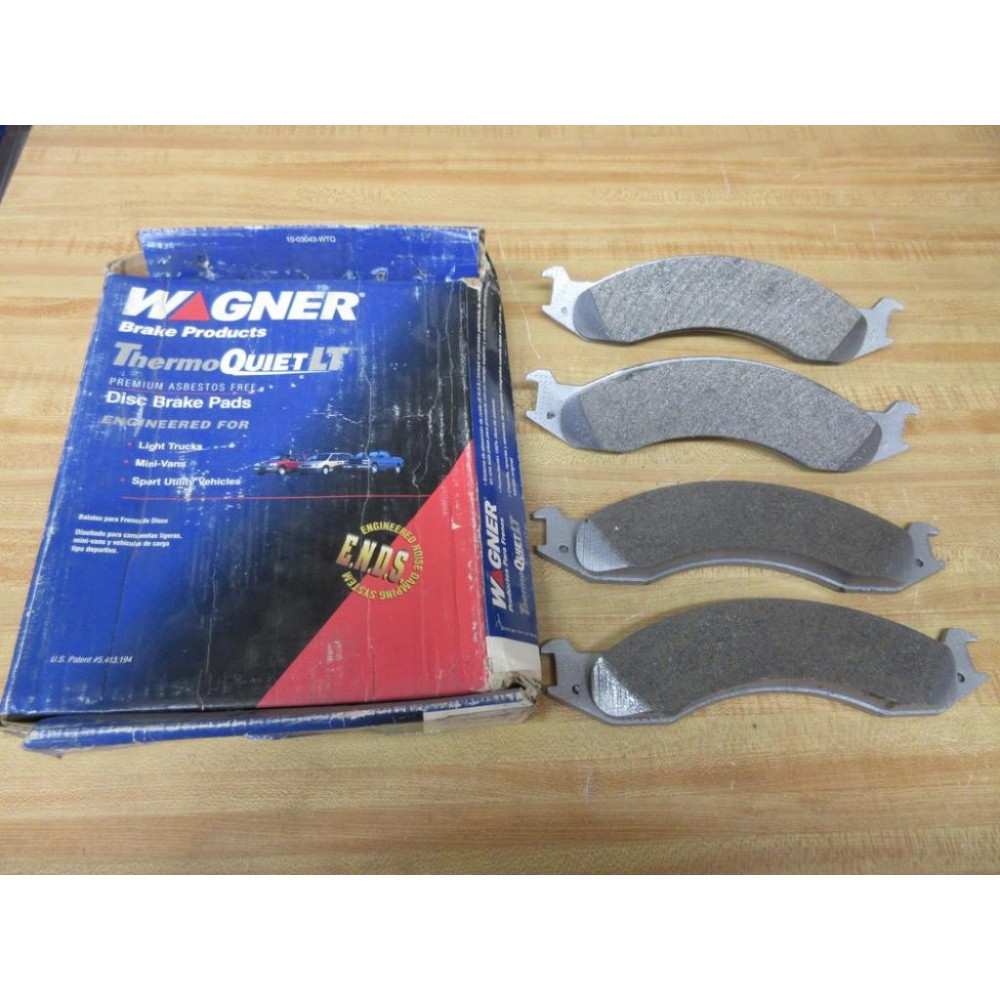 Wagner LT557 Thermo Quiet LT Brake Pads MX557