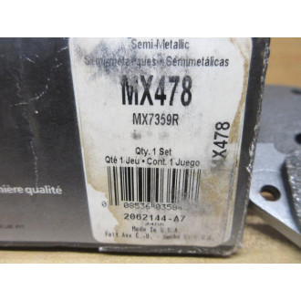 Wagner MX478 Thermo Quiet Brake Pads MX7359R