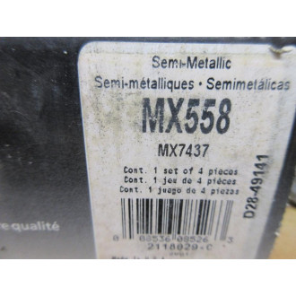 Wagner MX558 Thermo Quiet Brake Pads MX7437