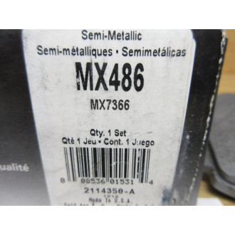 Wagner MX486 Thermo Quiet Brake Pads MX486