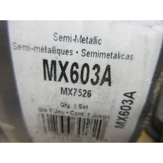 Wagner MX603A Thermo Quiet Brake Pads MX7526